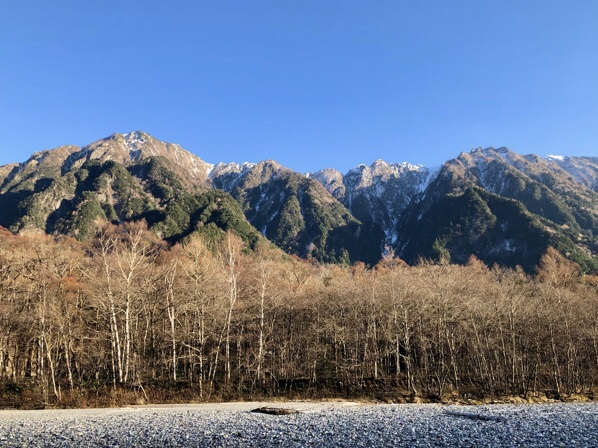 11月18日の霞沢岳と六百山