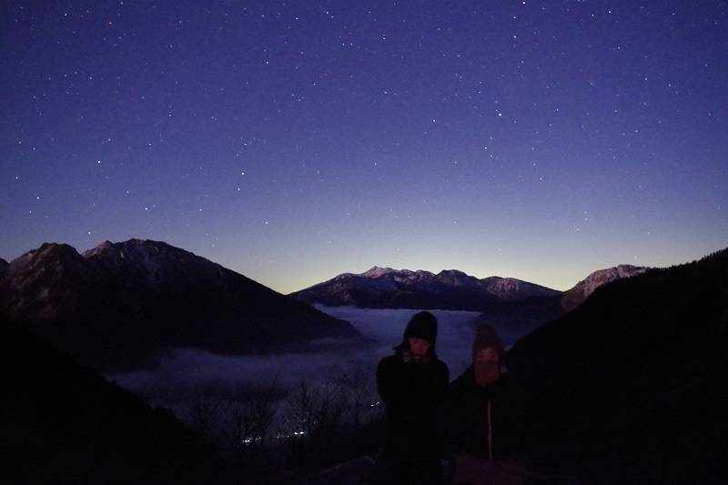 山・ある記～岳沢で見た星空～