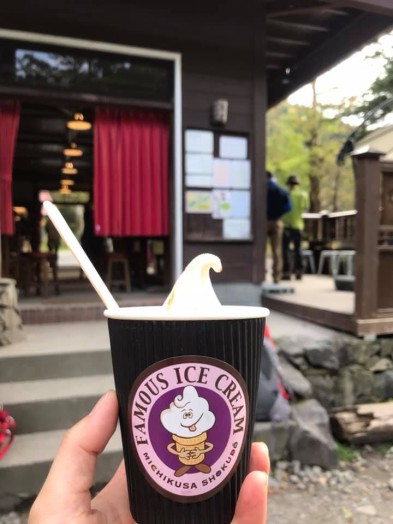 徳澤園のコーヒー＆ソフトクリームwithシナモン