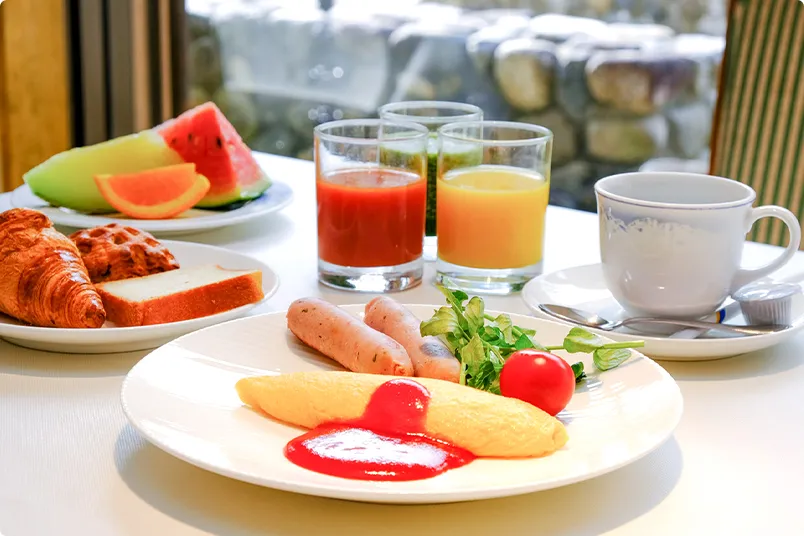 写真：朝食
